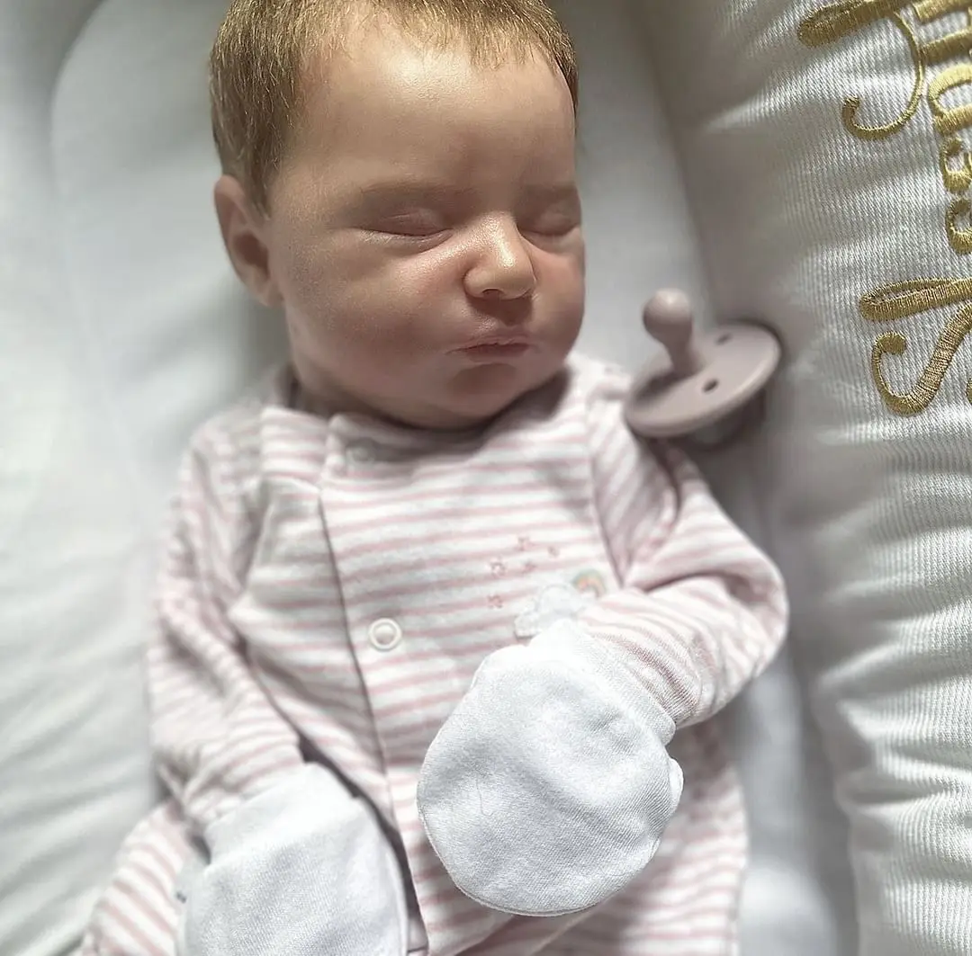 The dolls are handcrafted to look like real babies.