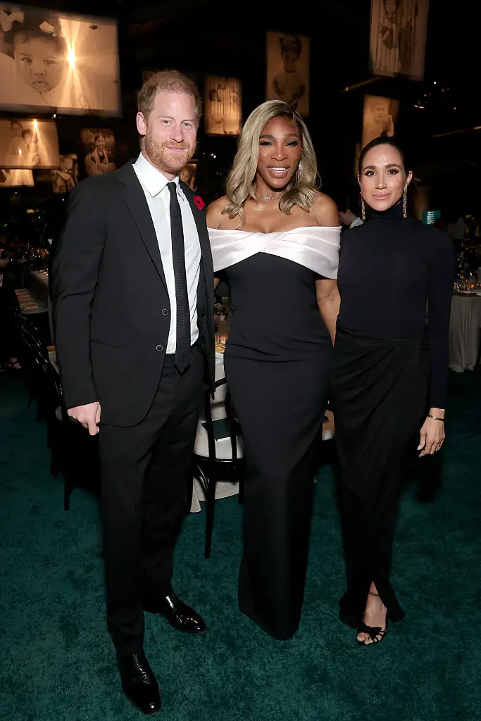 Harry and Meghan were mingling with celebs at Kris' 70th birthday bash (Emma McIntyre/Getty Images)