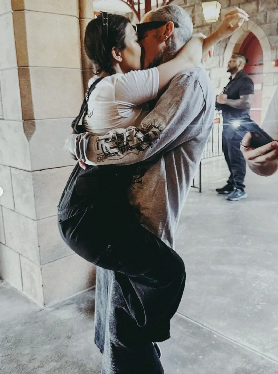 The couple are often in trouble for their X-rated antics (Instagram/@kourtneykardashian)