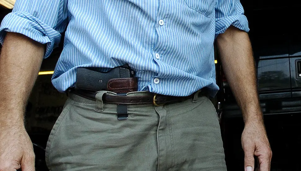 In Italy, a security guard would follow Jameela.