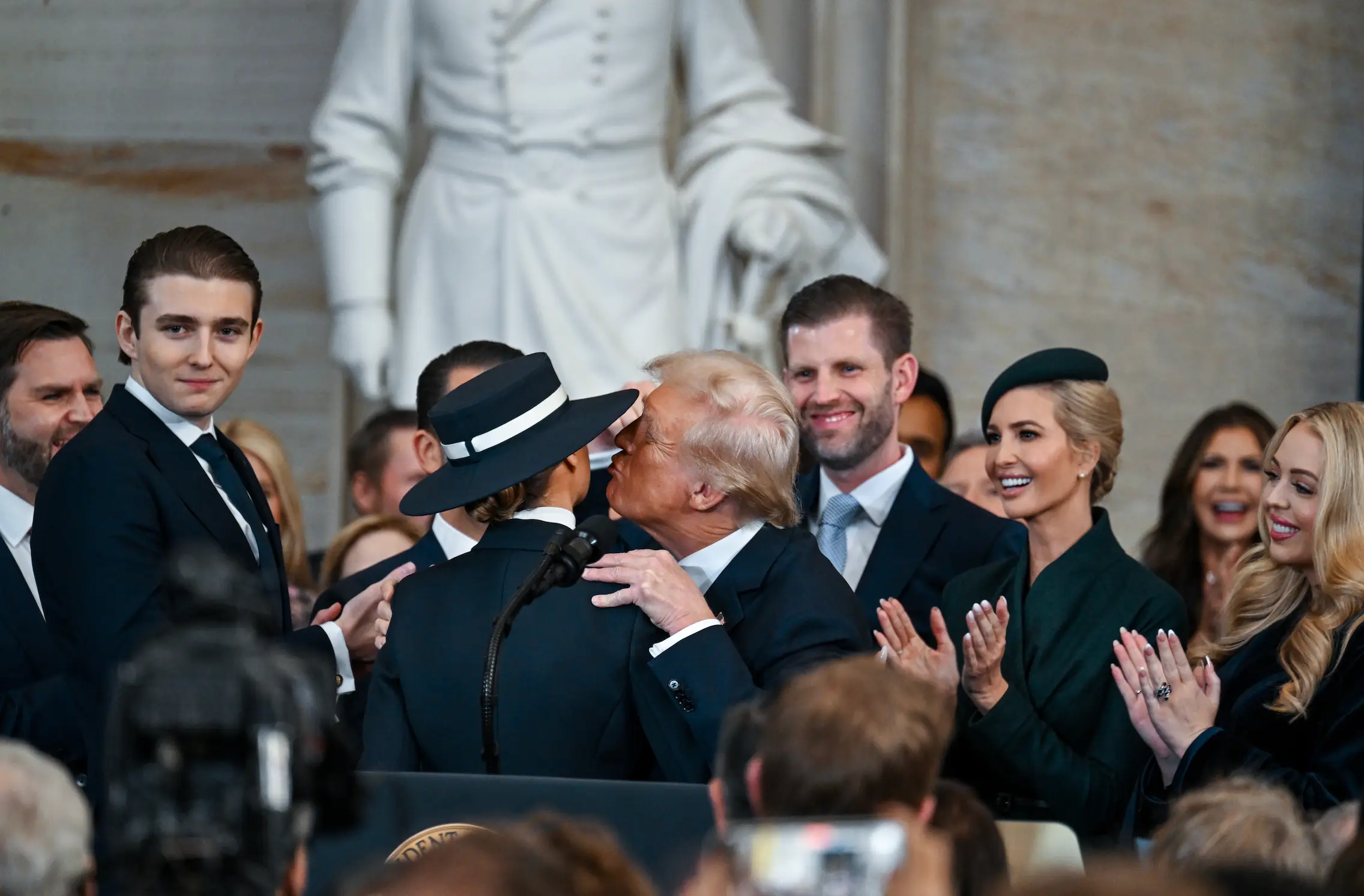 Eric recalled a brutal interaction between his father and stepmother (Kenny Holston-Pool/Getty Images)