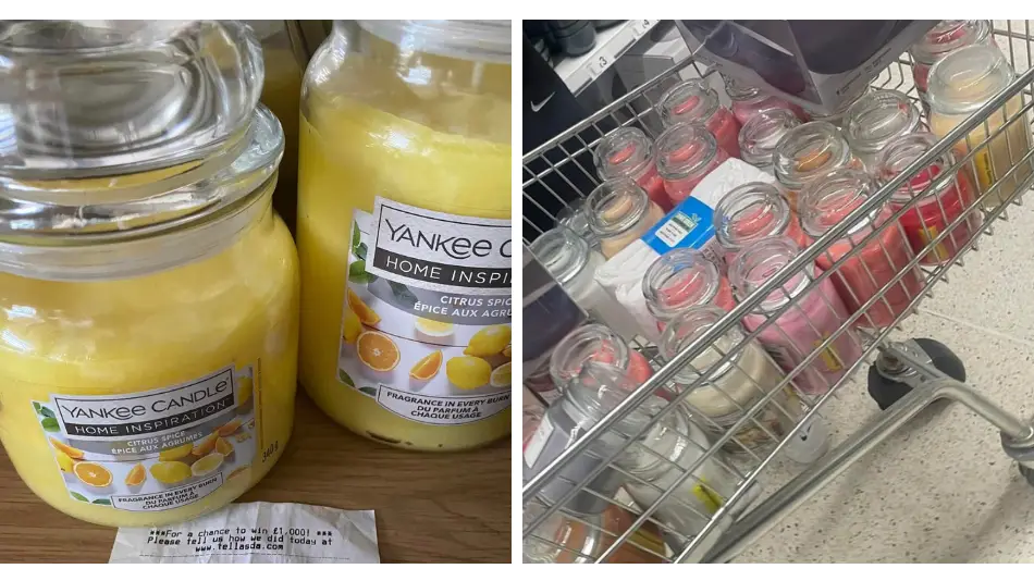 Shoppers scramble to get huge Yankee candles on sale for just £1.50