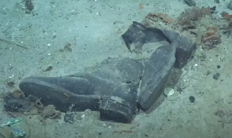 There's a rather chilling reason why the shoes remain almost fully intact (National Geographic)