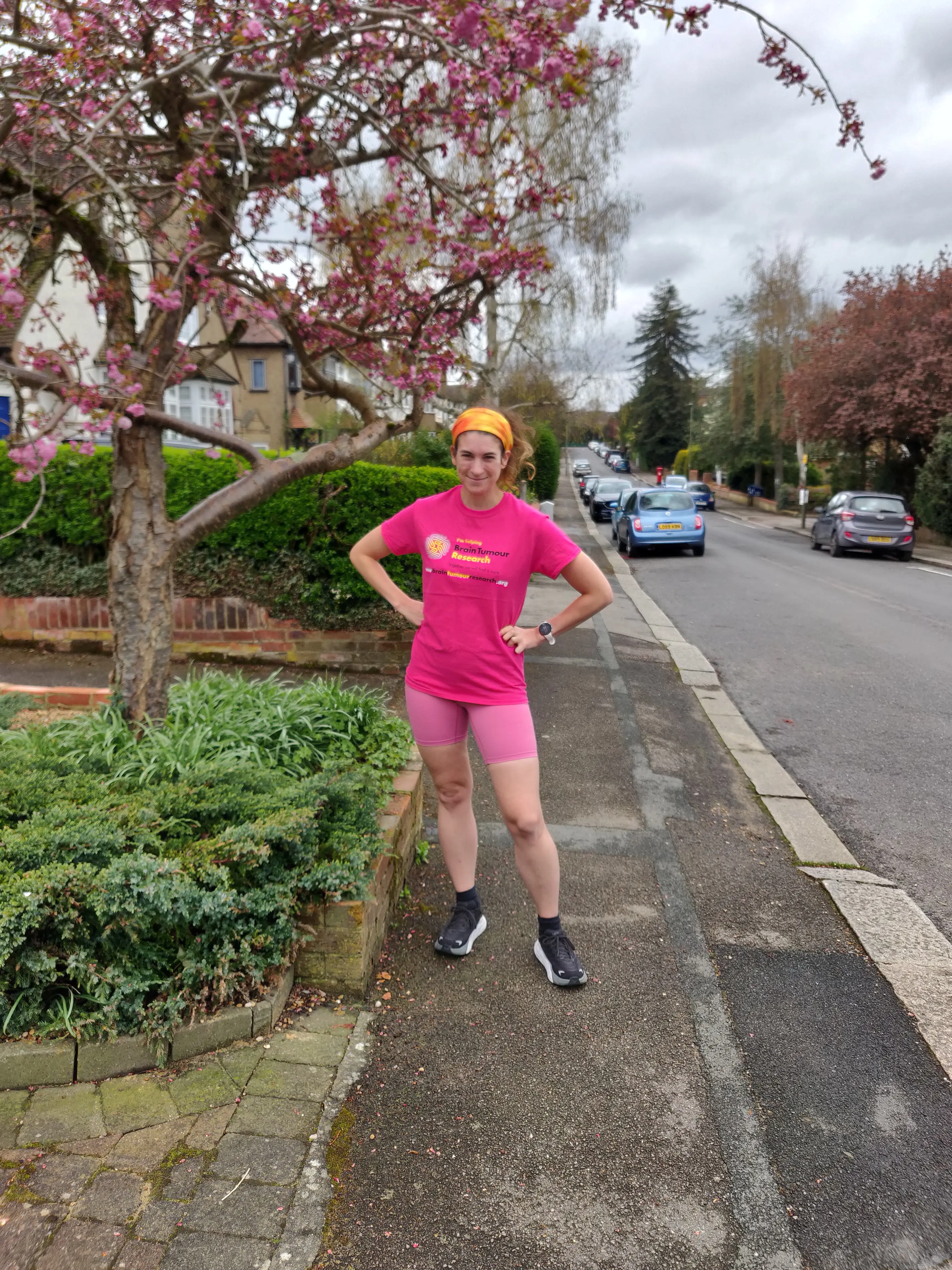 Danielle is getting ready to run the London marathon.
