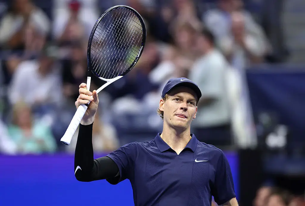 Italian tennis star Jannik Sinner won his match at the US Open when a fan tried to get a bit more than they had bargained for (Al Bello/Getty Images)