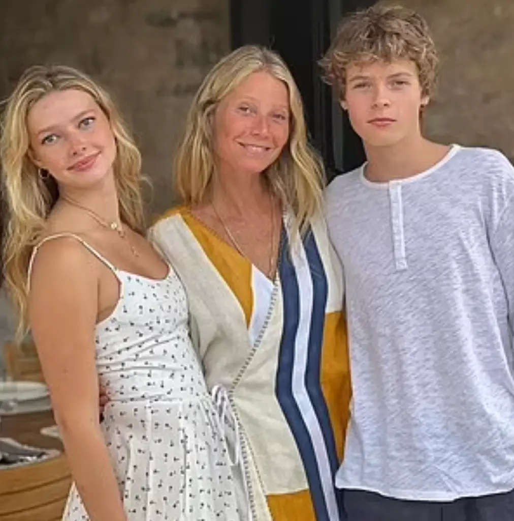 The A-lister shares two children with her ex, Coldplay frontman Chris Martin, 18-year-old Apple and 16-year-old Moses.