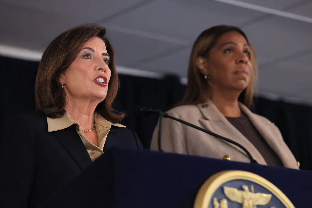 New York governor Kathy Hochul has issued an update on the Cornell University rape case (Spencer Platt/Getty Images)