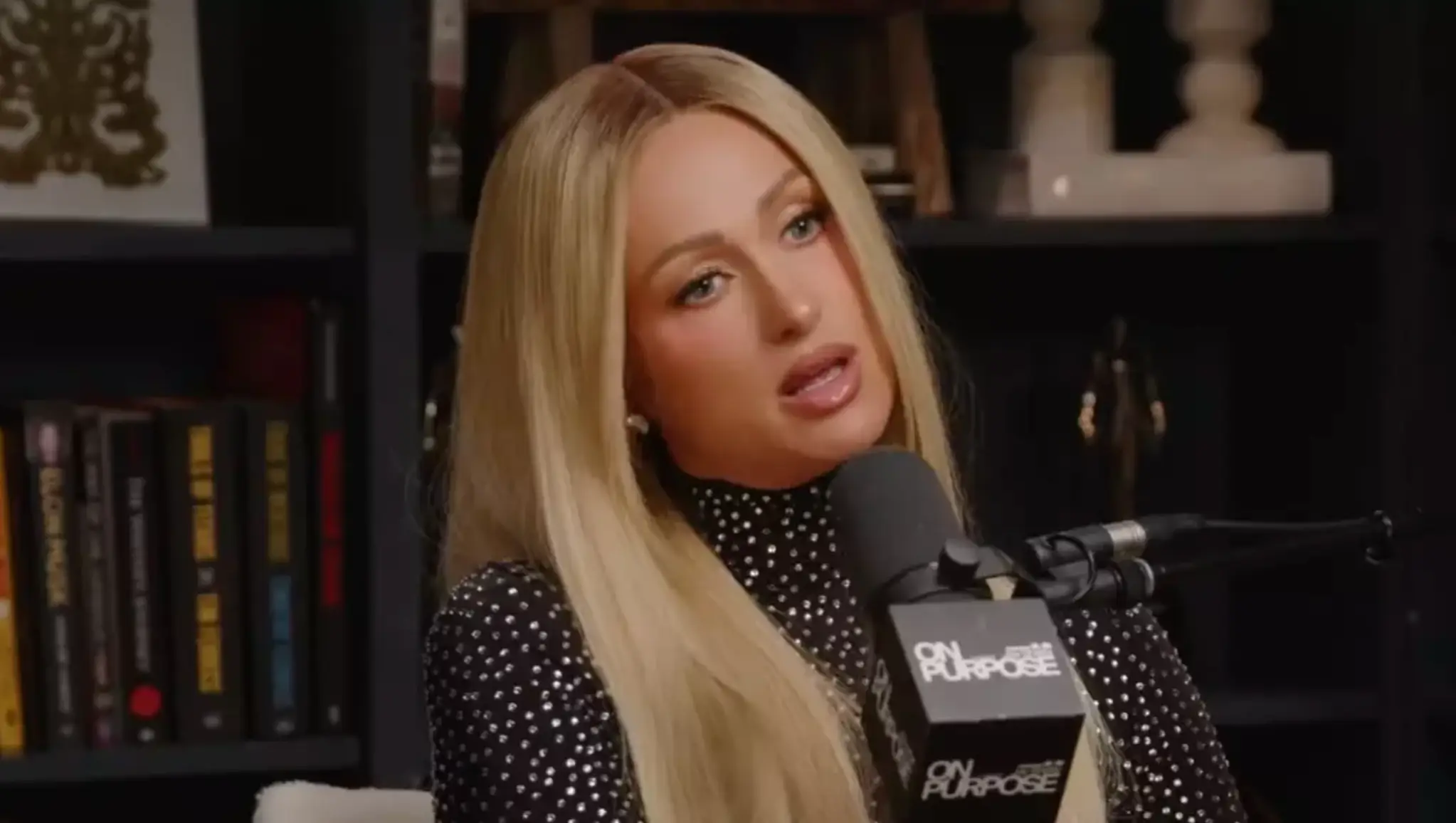 Paris Hilton has bravely reflected on the 'painful' ordeal of her sex tape being leaked in 2003 (YouTube/On Purpose with Jay Shetty)