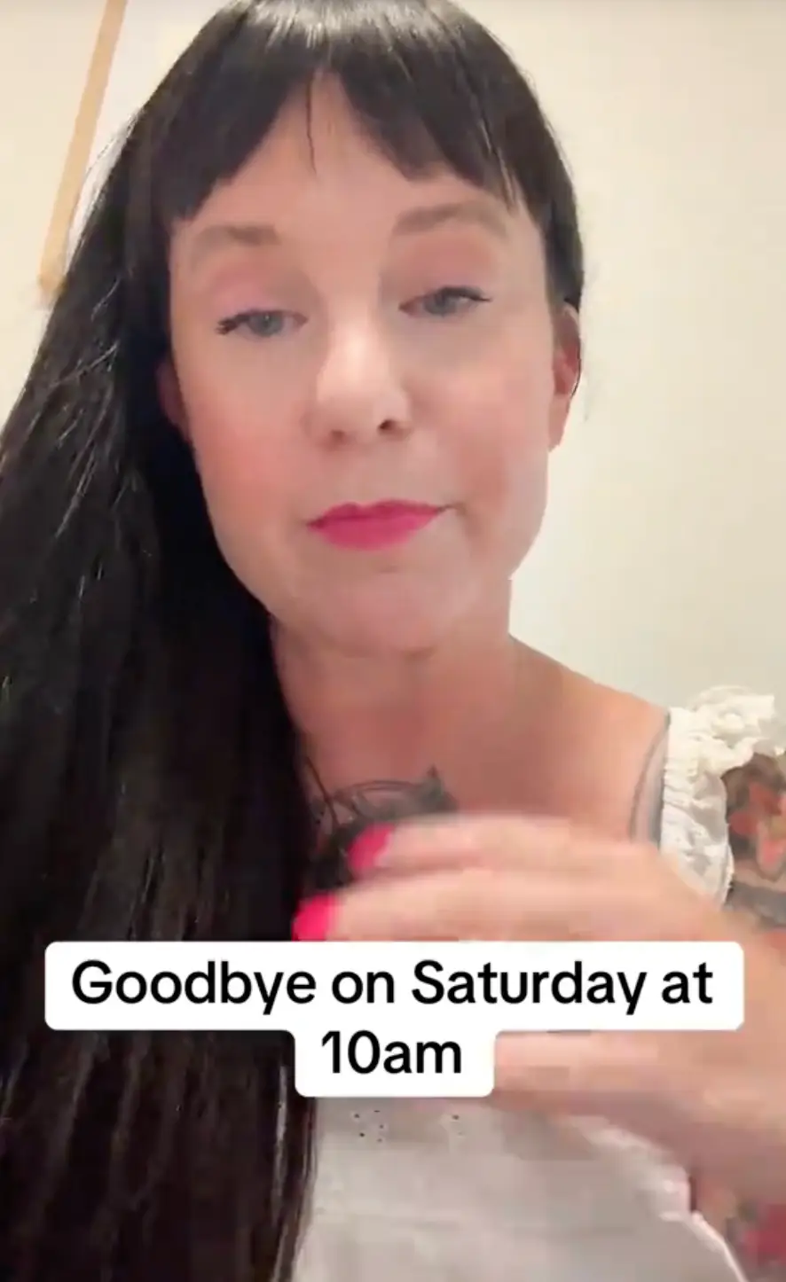 Luna shared a final message online (TikTok/@wheredidrebeccago)