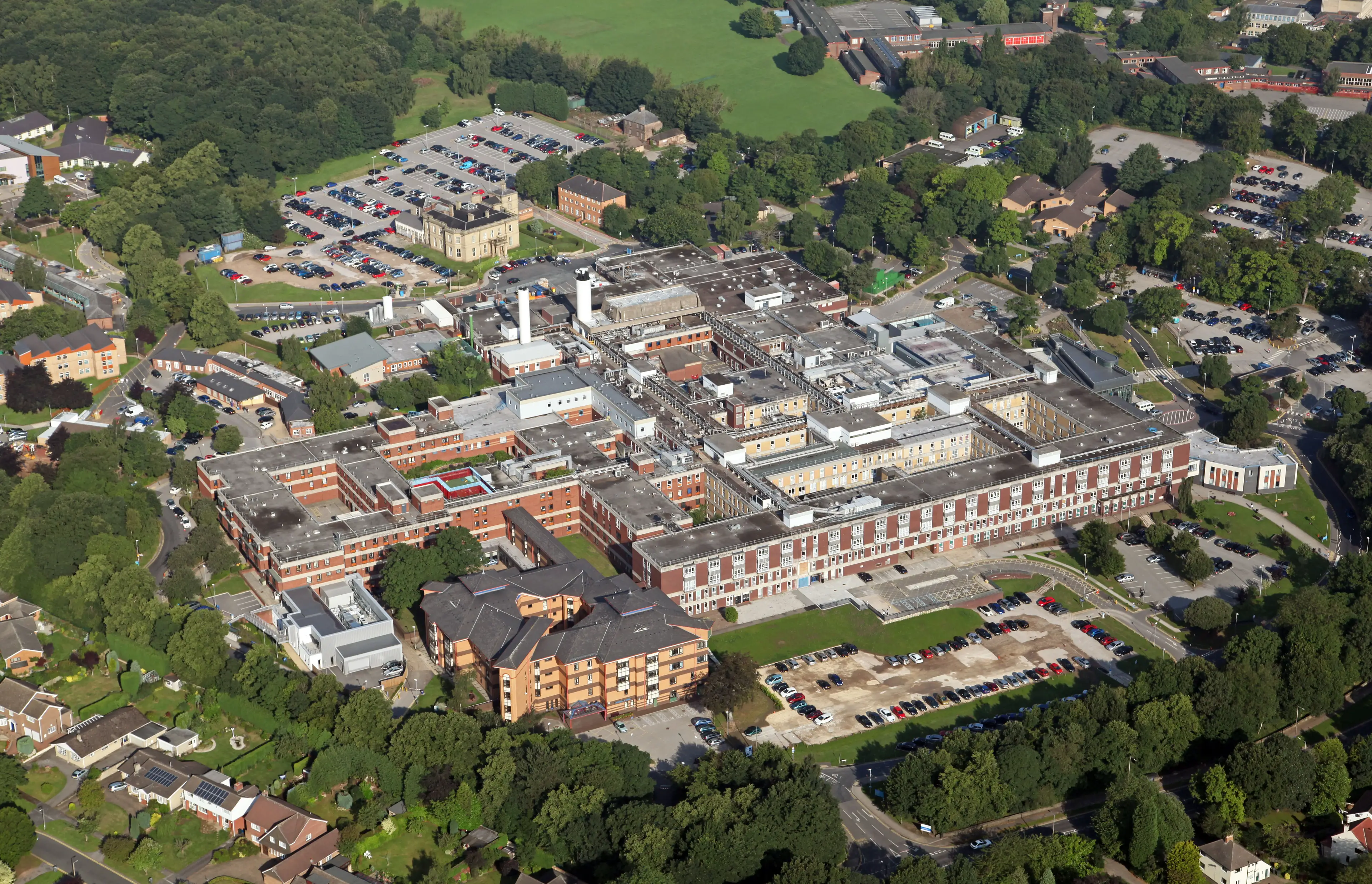 Kyle was rushed to Rotherham General Hospital after swallowing a notice board pin.