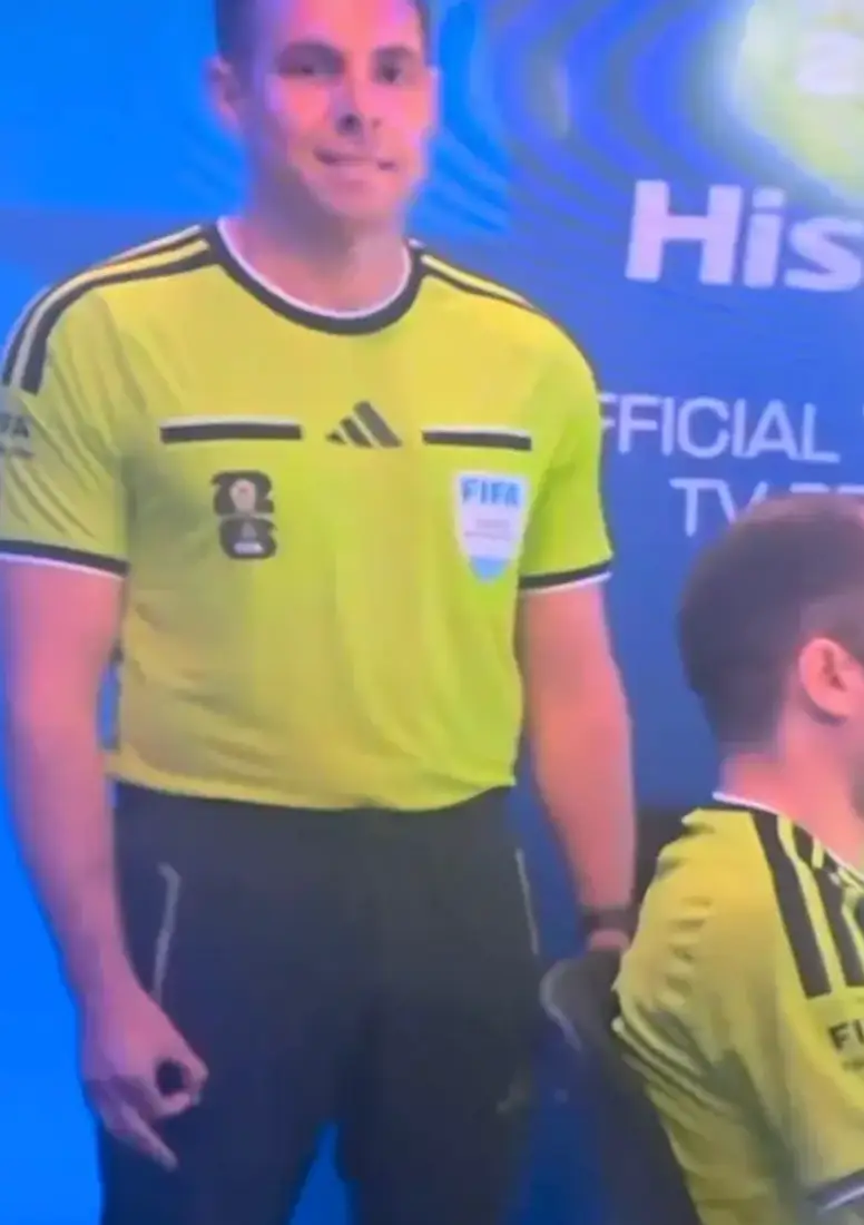 Evans made the gesture during Germany’s opening game against Curaçao for the 2026 World Cup (X)