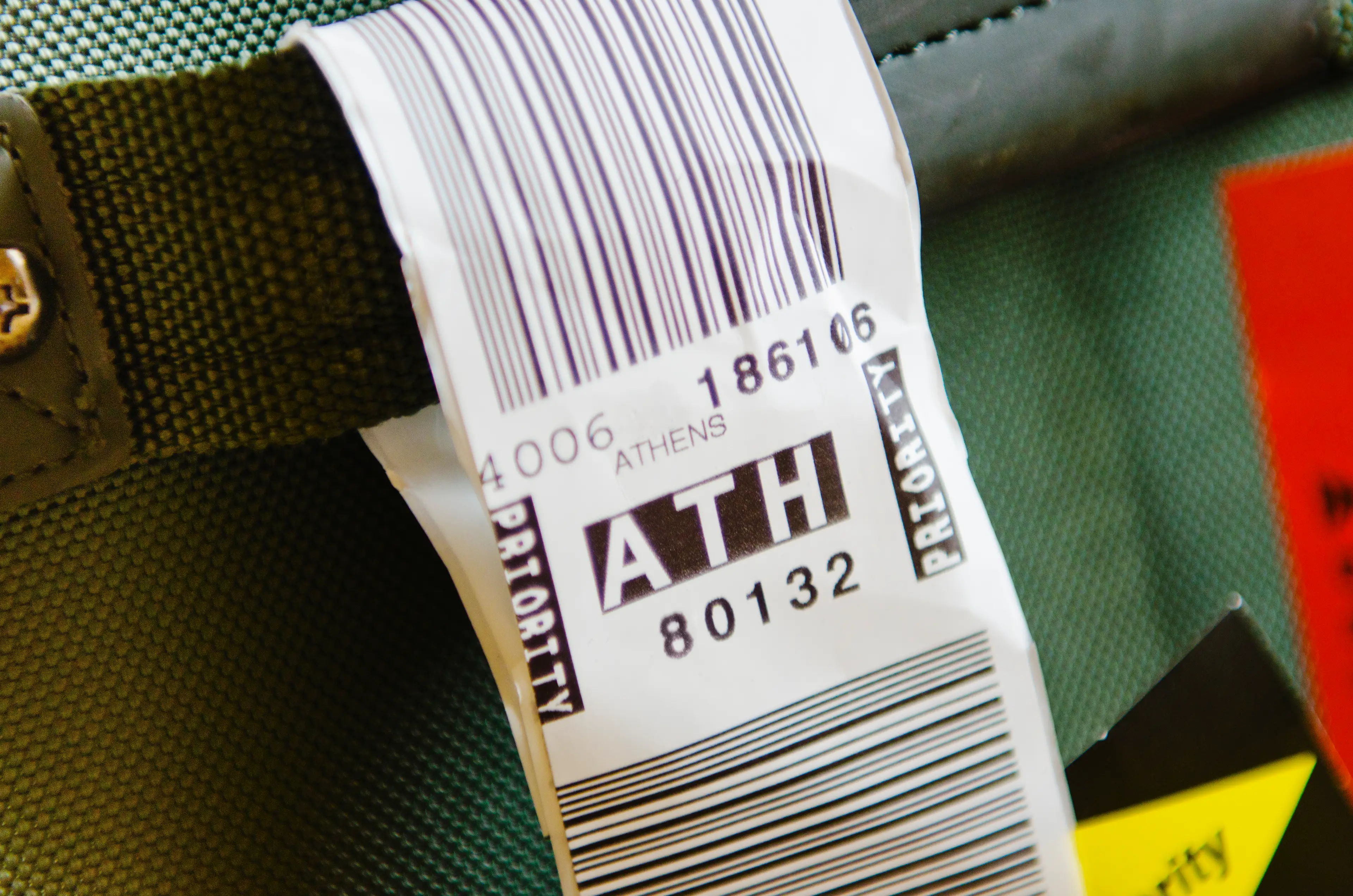 John advised never travelling with old luggage tags (Tetra Images/Getty Images)