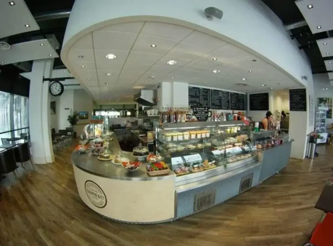 The assault happened in this coffee shop.