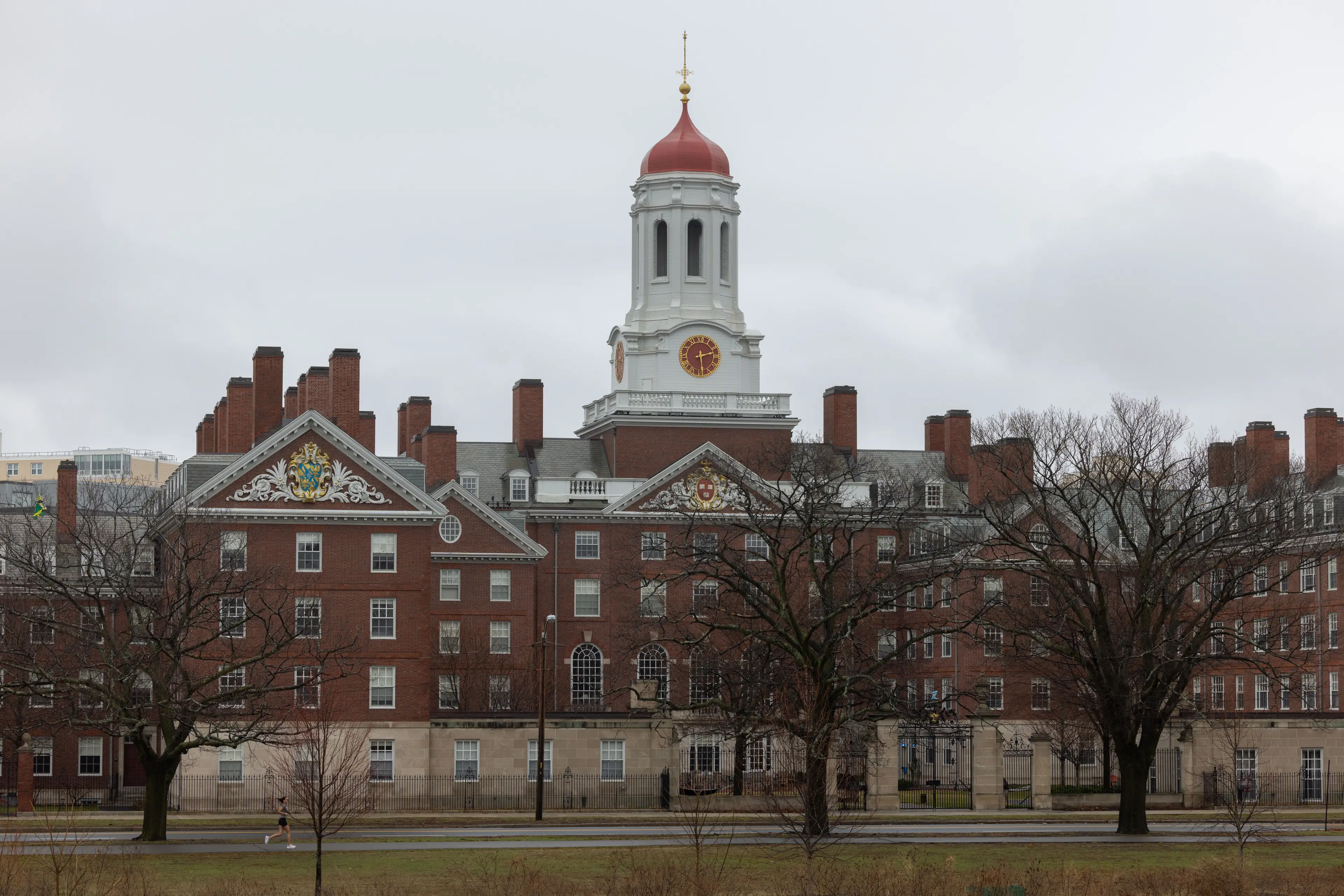 Harvard University has been embroiled in an ongoing feud with Donald Trump (Scott Eisen/Getty Images)