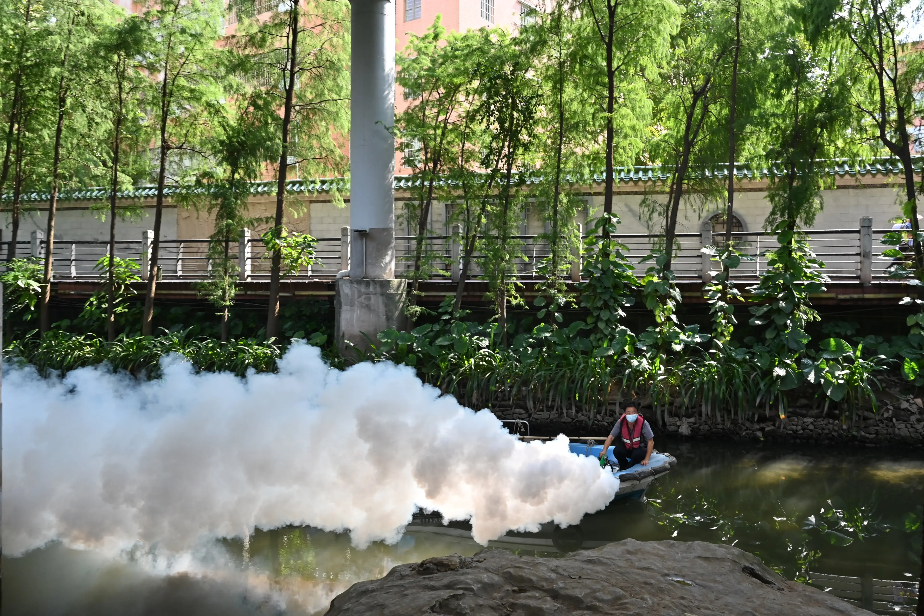 Health officials in China have attempted to prevent the spreading of the virus (Chen Chuhong/China News Service/VCG via Getty Images)