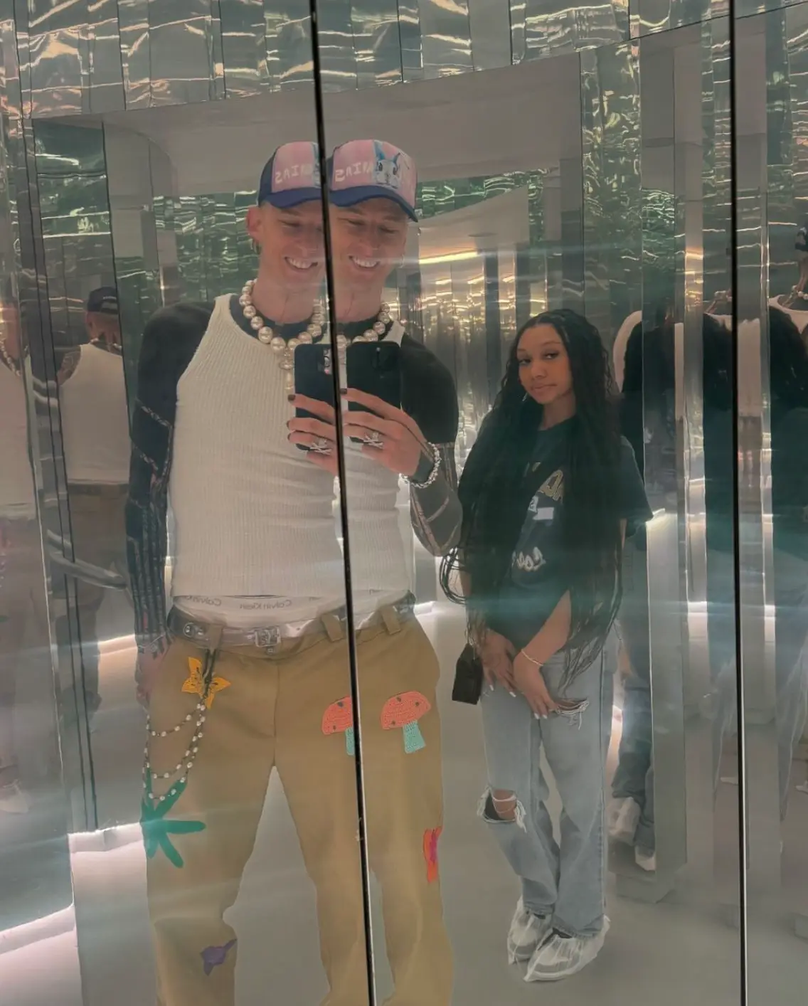 He recently shared snaps of the two for his daughters birthday. (Instagram/@machinegunkelly)