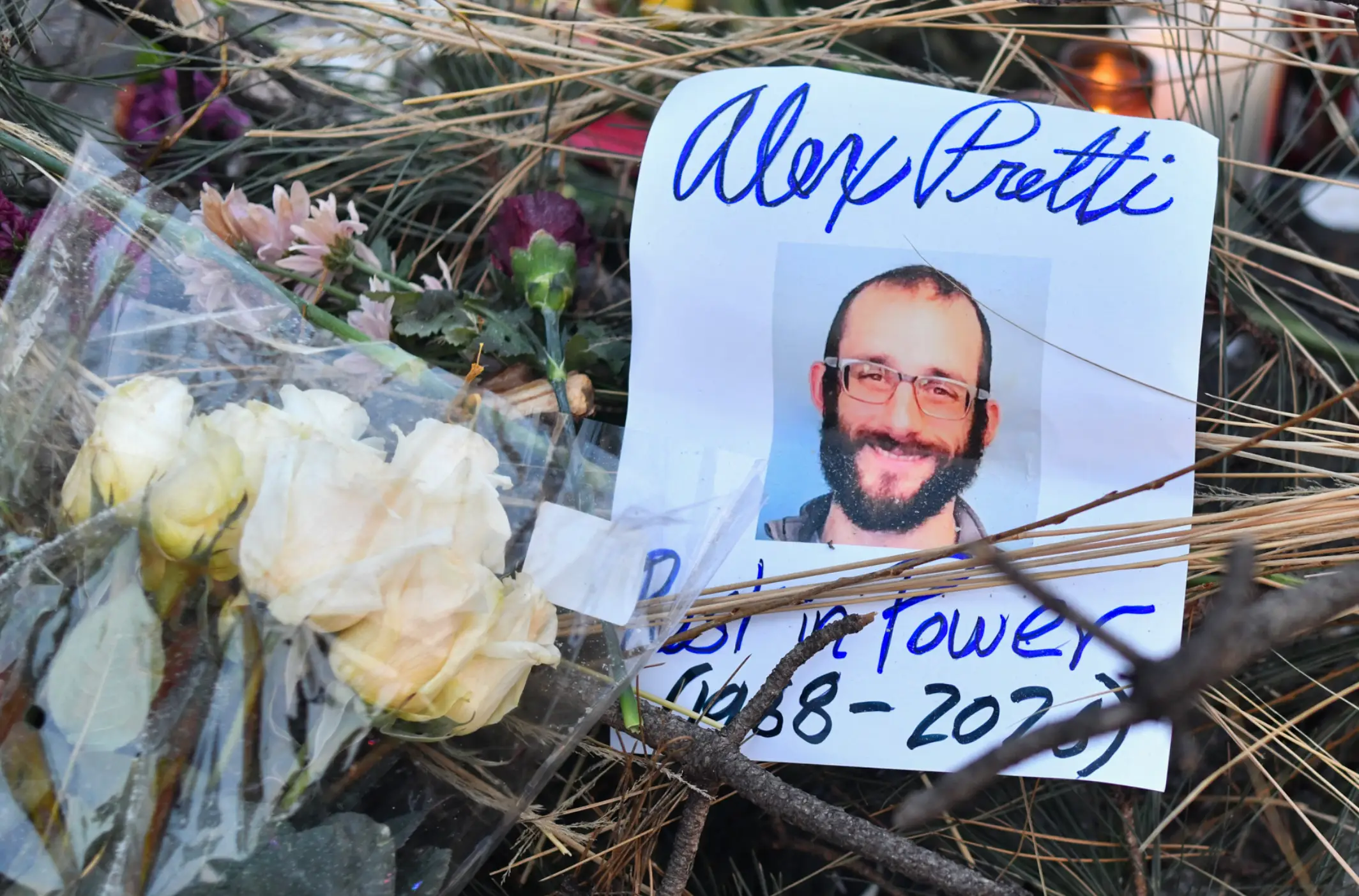 Intensive care unit nurse, Alex Pretti, 37, was fatally shot by a US Border Patrol officer on Saturday (Octavio JONES / AFP via Getty Images)