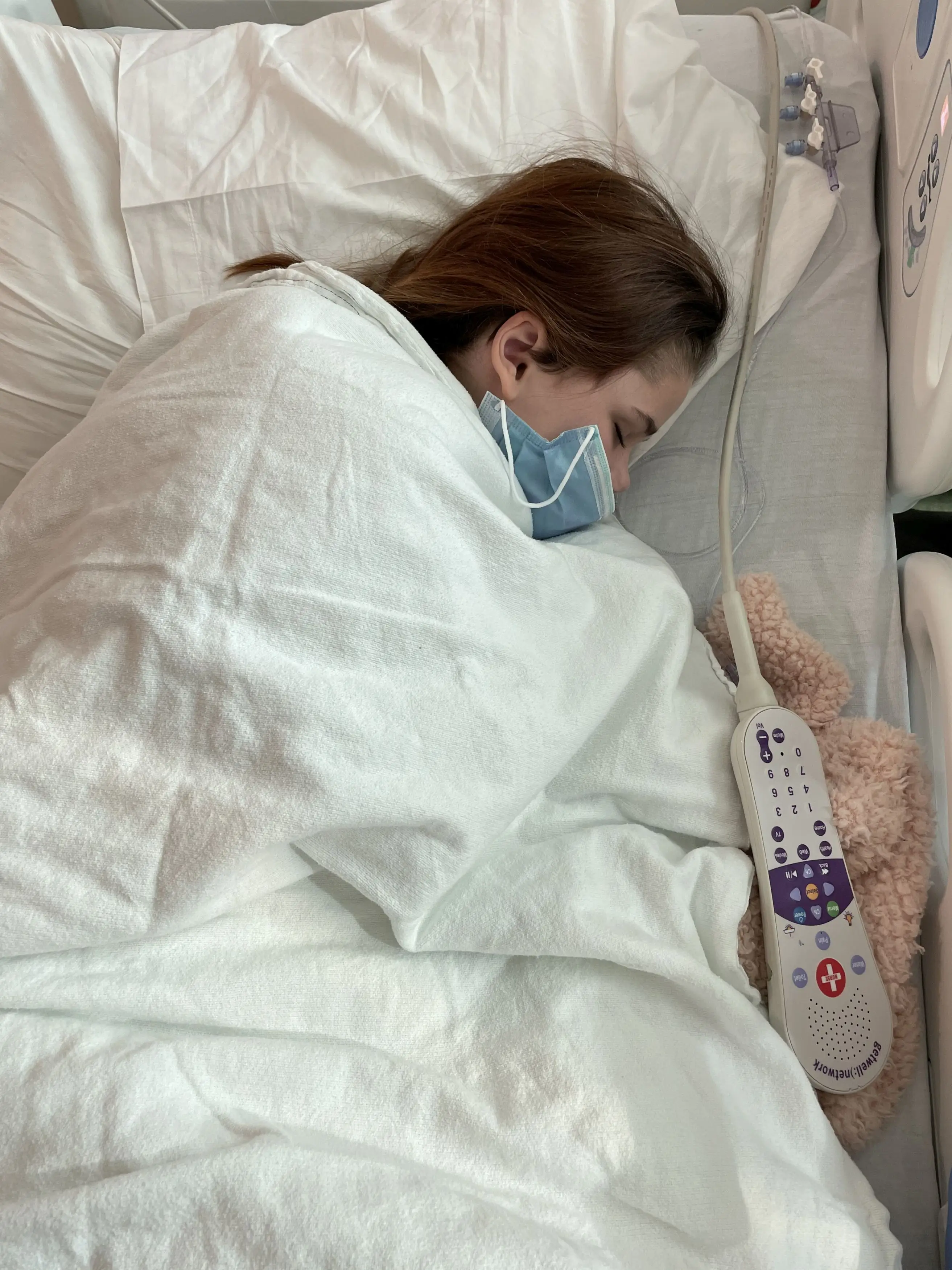 Flayn was rushed to hospital.