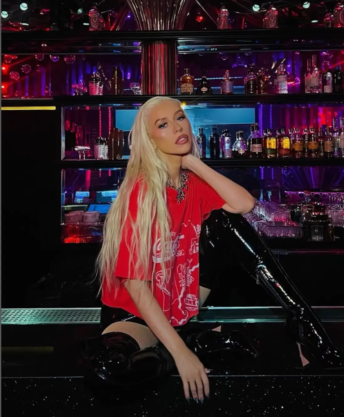 The star has been encouraging fans to love themselves (Instagram/@xtina)