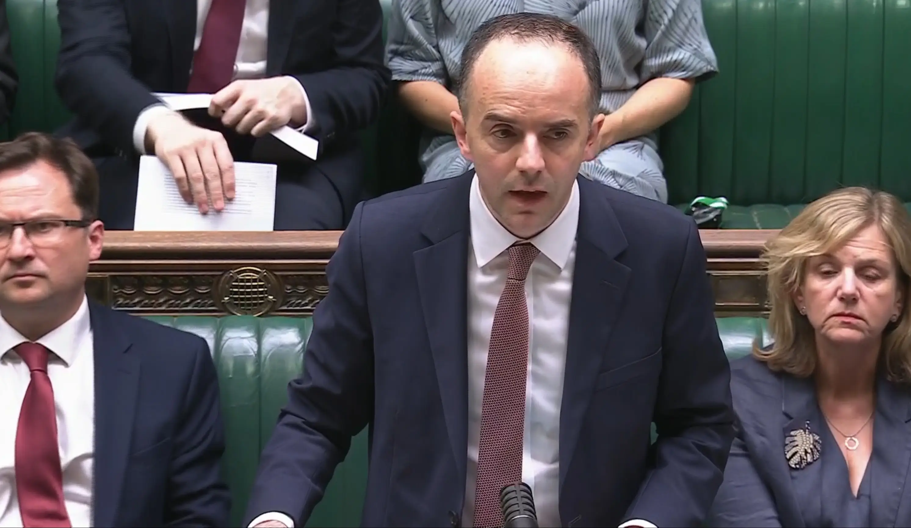 Health Secretary James Murray apologised on behalf of the NHS to the families which 'suffered so appallingly' (PA)