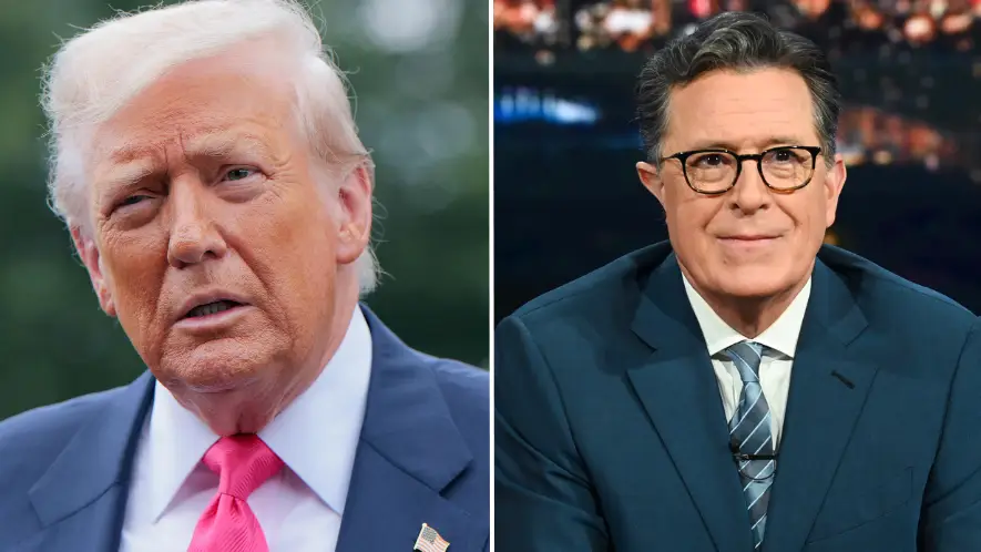 Donald Trump has savage response to Stephen Colbert’s late show being axed as he makes claim about 'who is next'