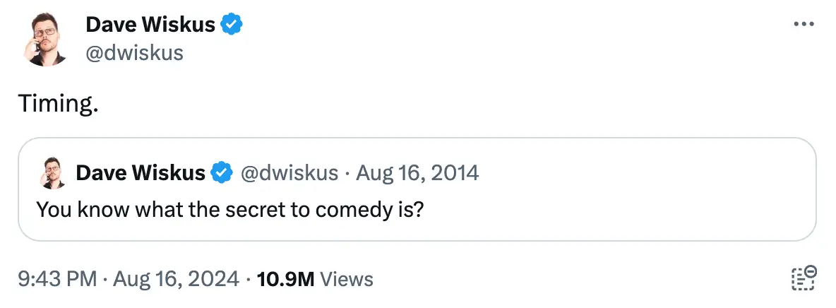 Not all audience members were impressed. (X/@dwiskus)