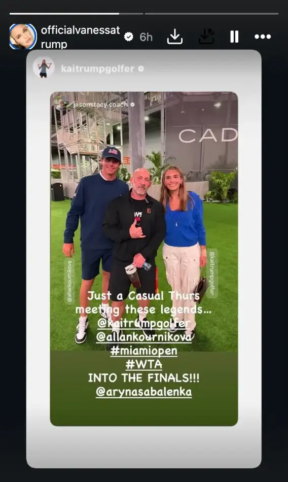 Vanessa shared several photos of her daughter over the weekend (Instagram/@officialvanessatrump)