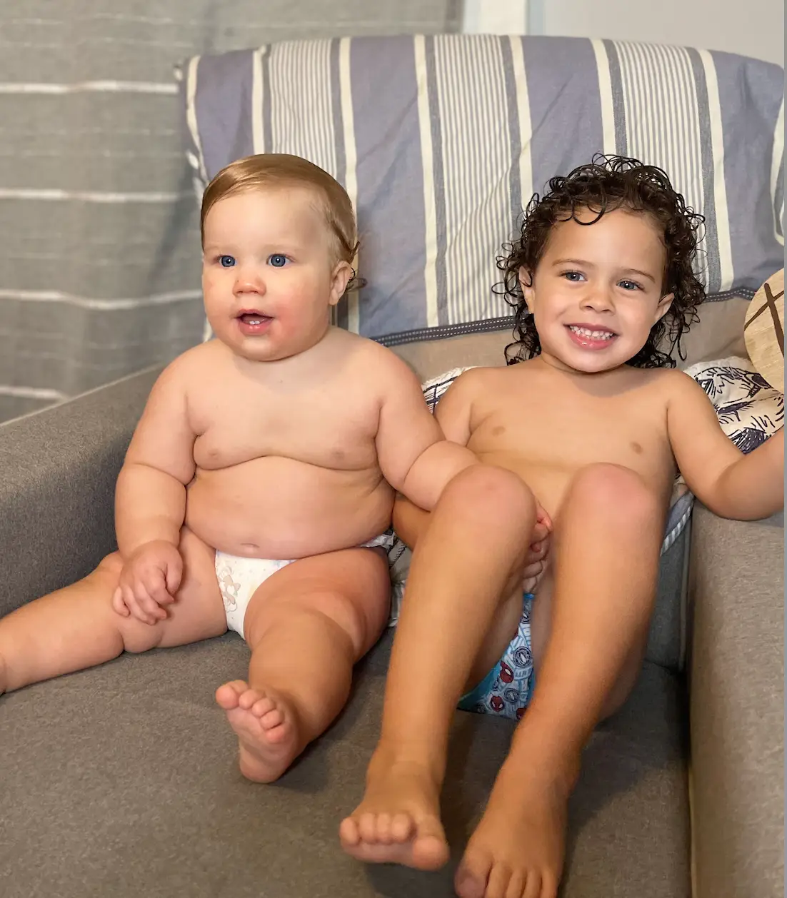 Xaylen with brother Judah.