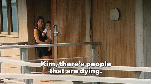 Kourtney wasn't amused (E!)