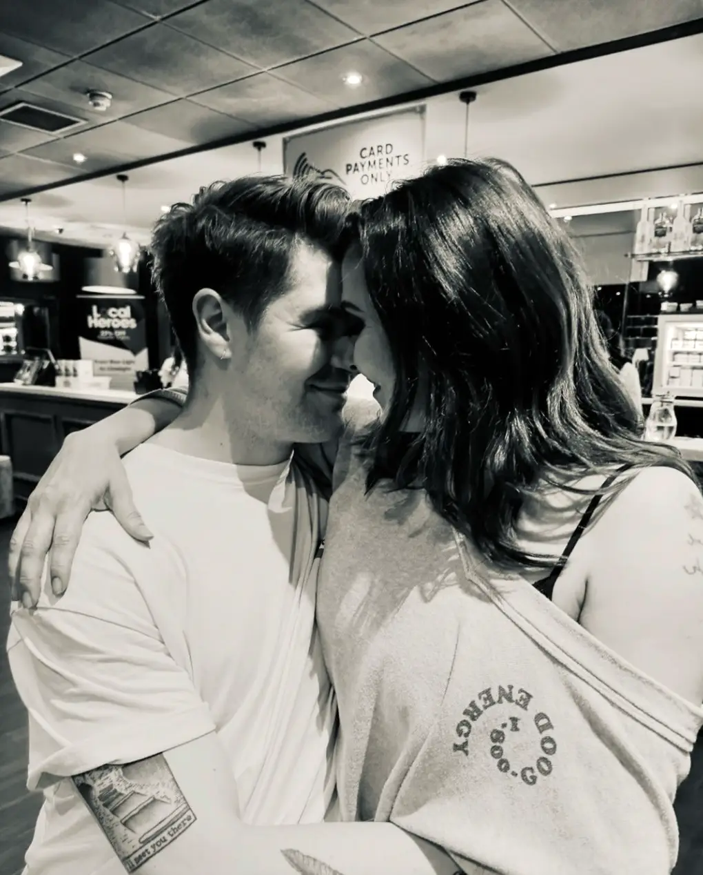 Kym Marsh and Samuel Thomas. (Instagram/@samuelthomasuk)