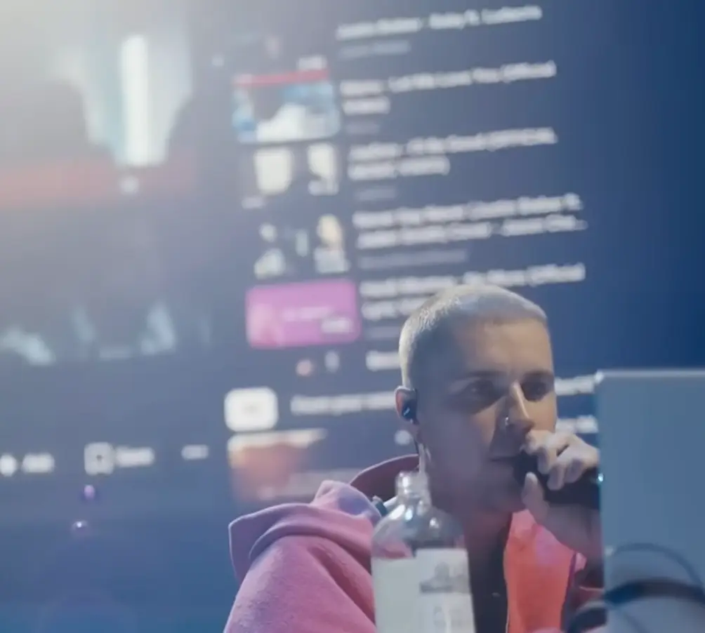 Bieber was called out for his low-key performance (YouTube/@coachella)