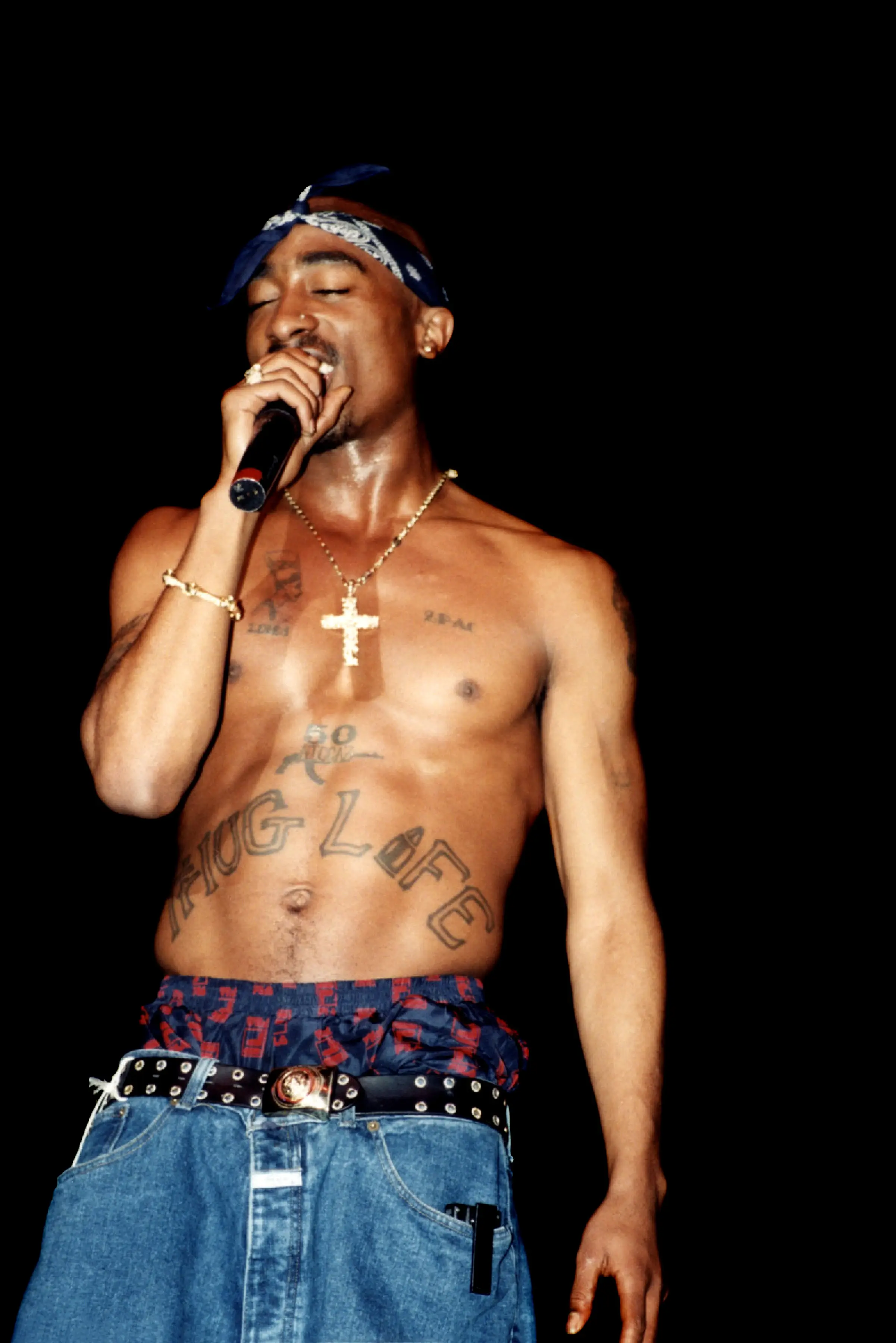 Sagging pants were quite controversial, and some people even tried to get it outlawed (Raymond Boyd/Getty Images))