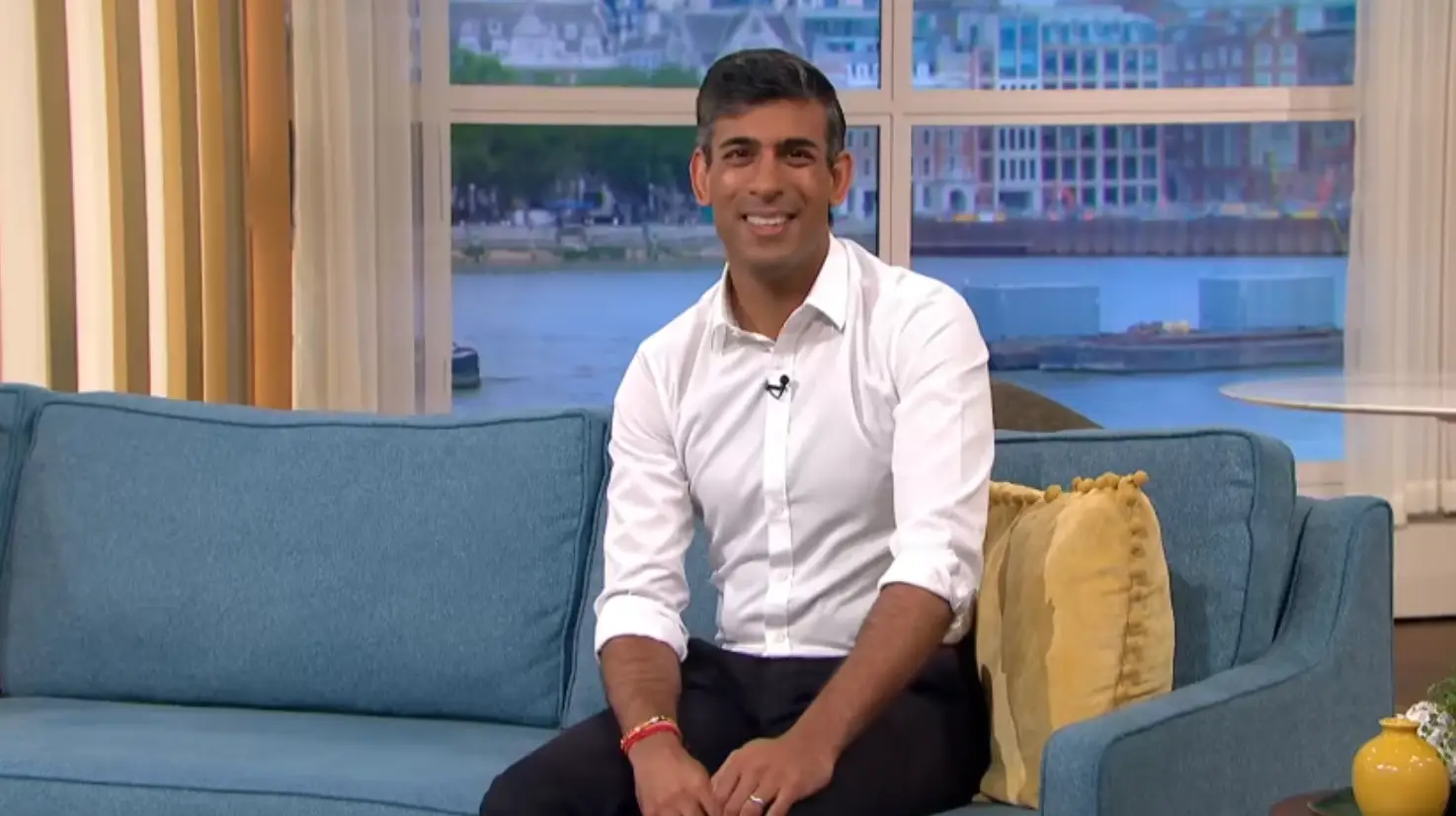 Hopeful prime minister-to-be Rishi Sunak appeared on ITV's This Morning today.