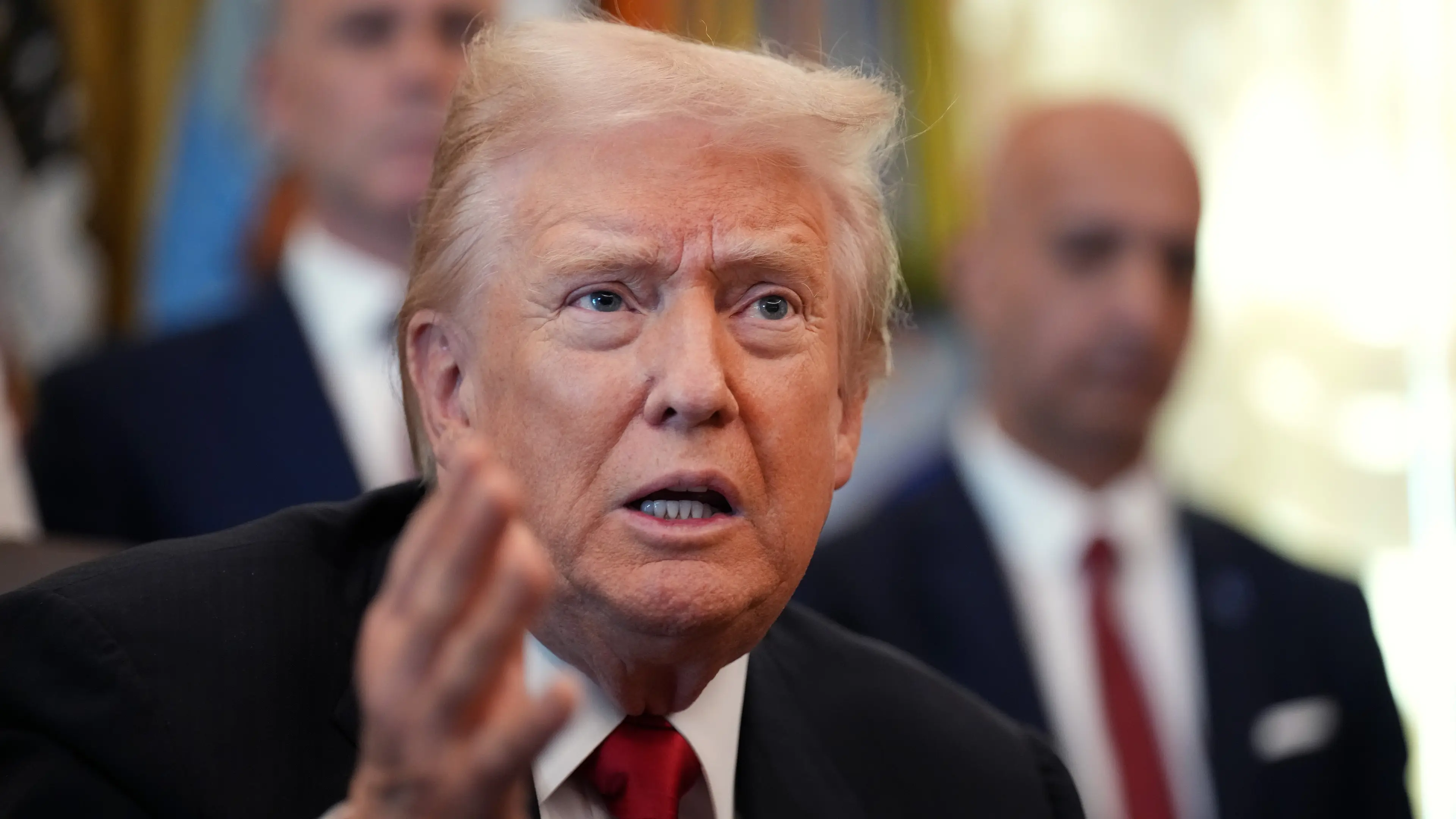 Donald Trump addresses Jeffrey Epstein email leak in fiery rant