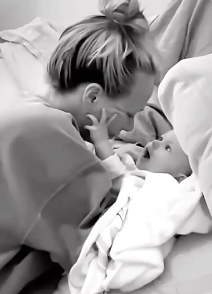 The mum said it's been a 'hard five days' after her baby daughter fell ill.