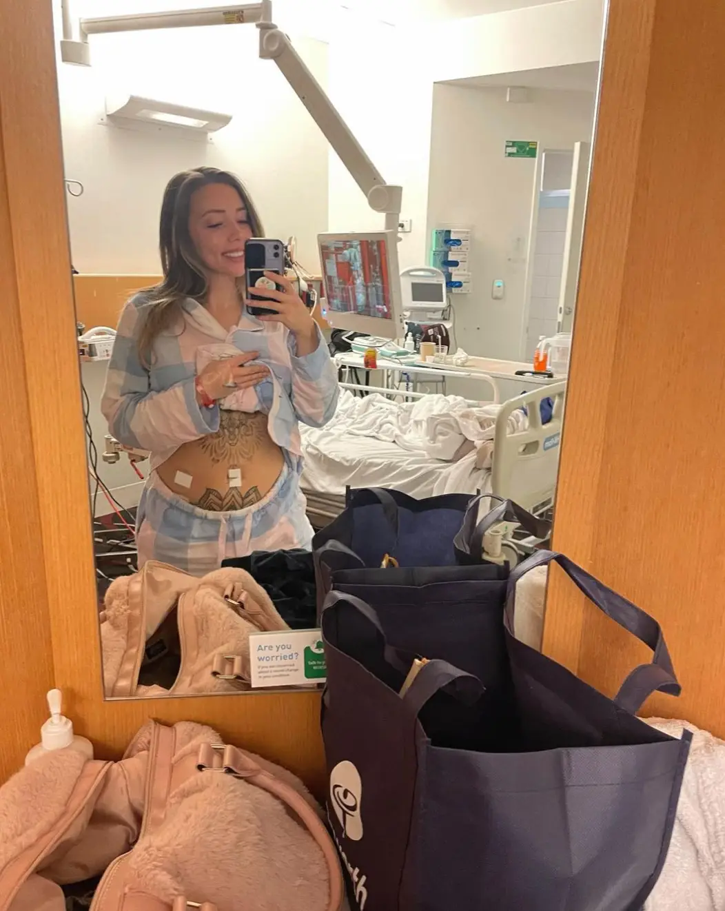 She has now had a hysterectomy.