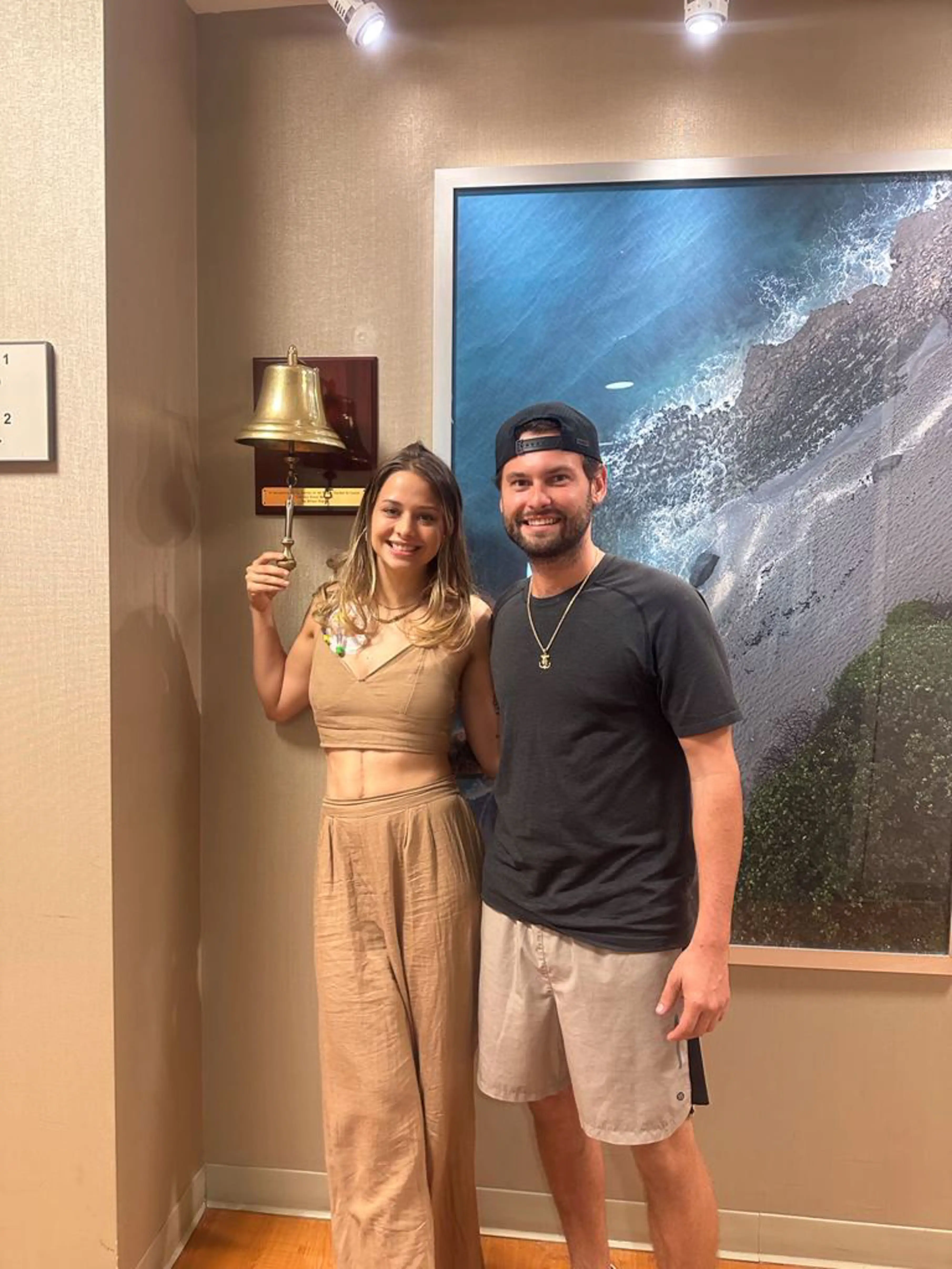 She has since underwent surgery and 12 weeks of chemotherapy.