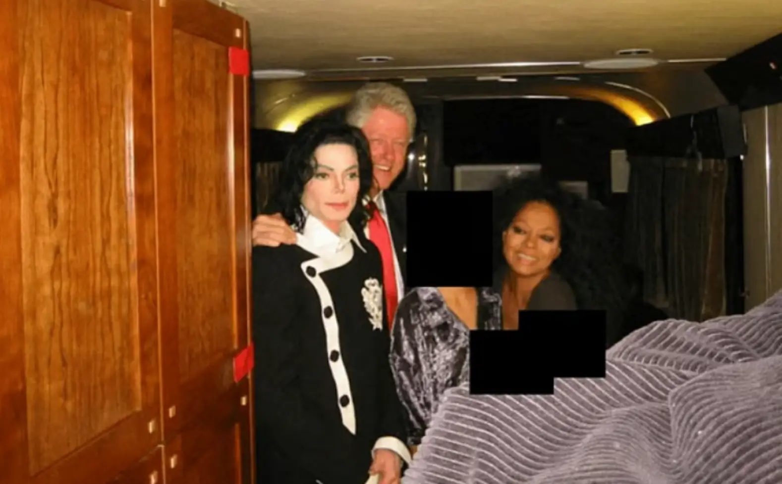A number of stars were featured in the latest release, including Bill Clinton and Michael Jackson (Justice Department)