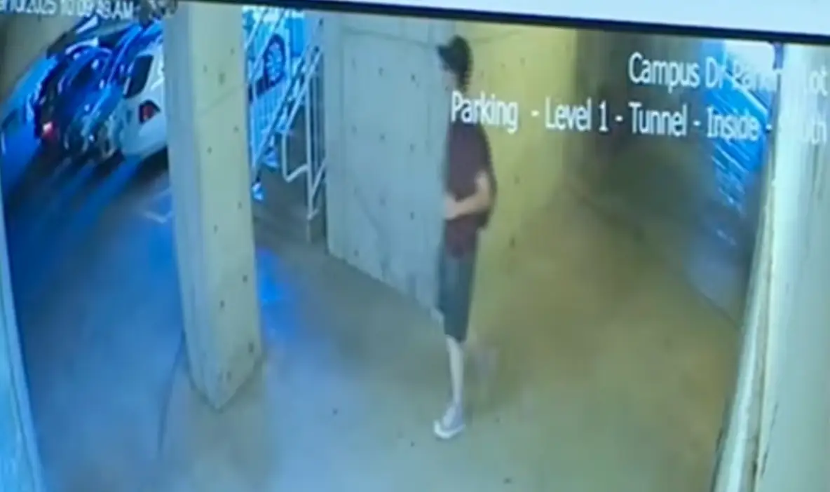 The prosecution argue that the man in the footage is Robinson (ABC)