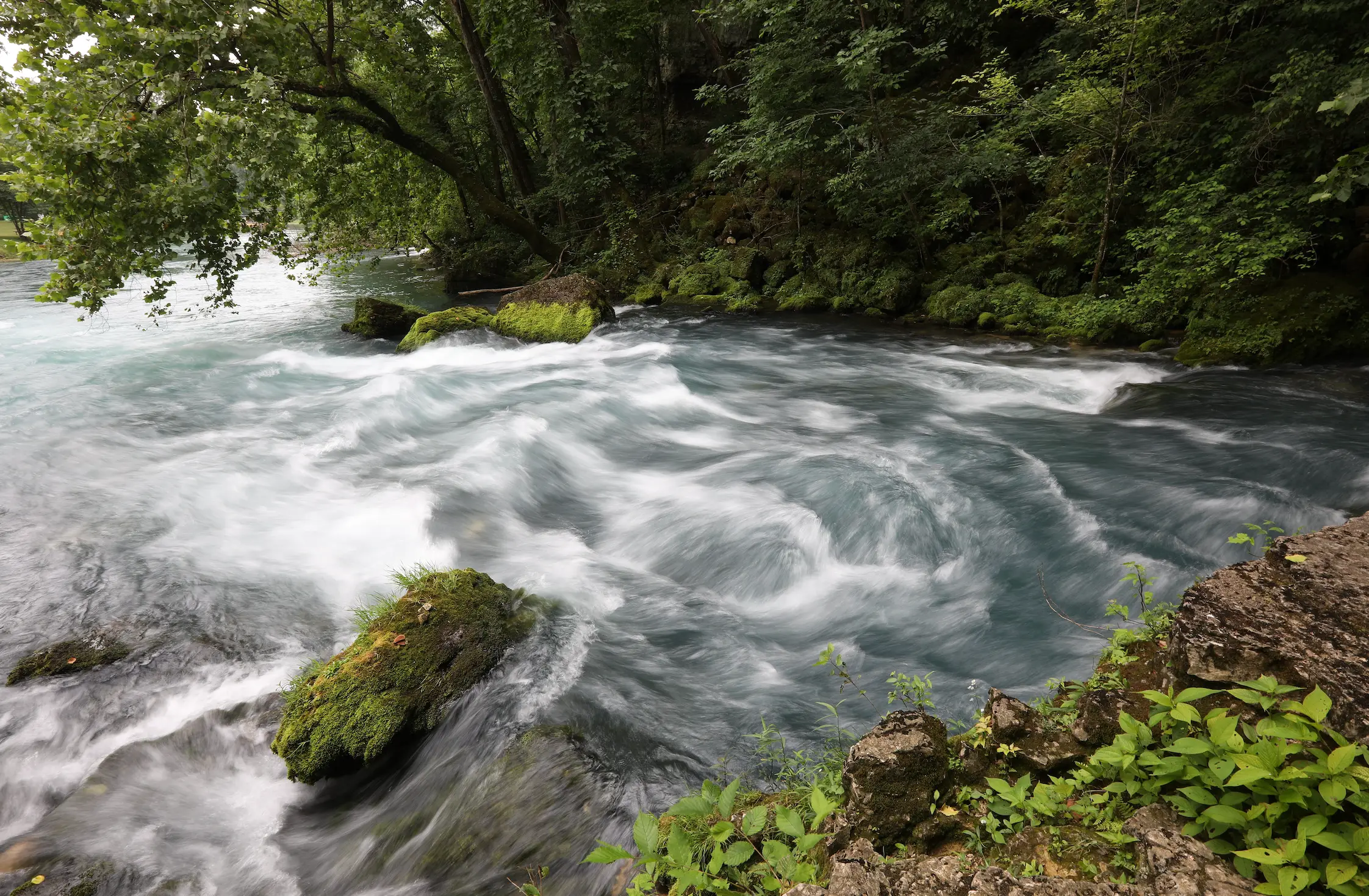 Strong currents can pull you underwater or down stream (Cavan Images/Getty)