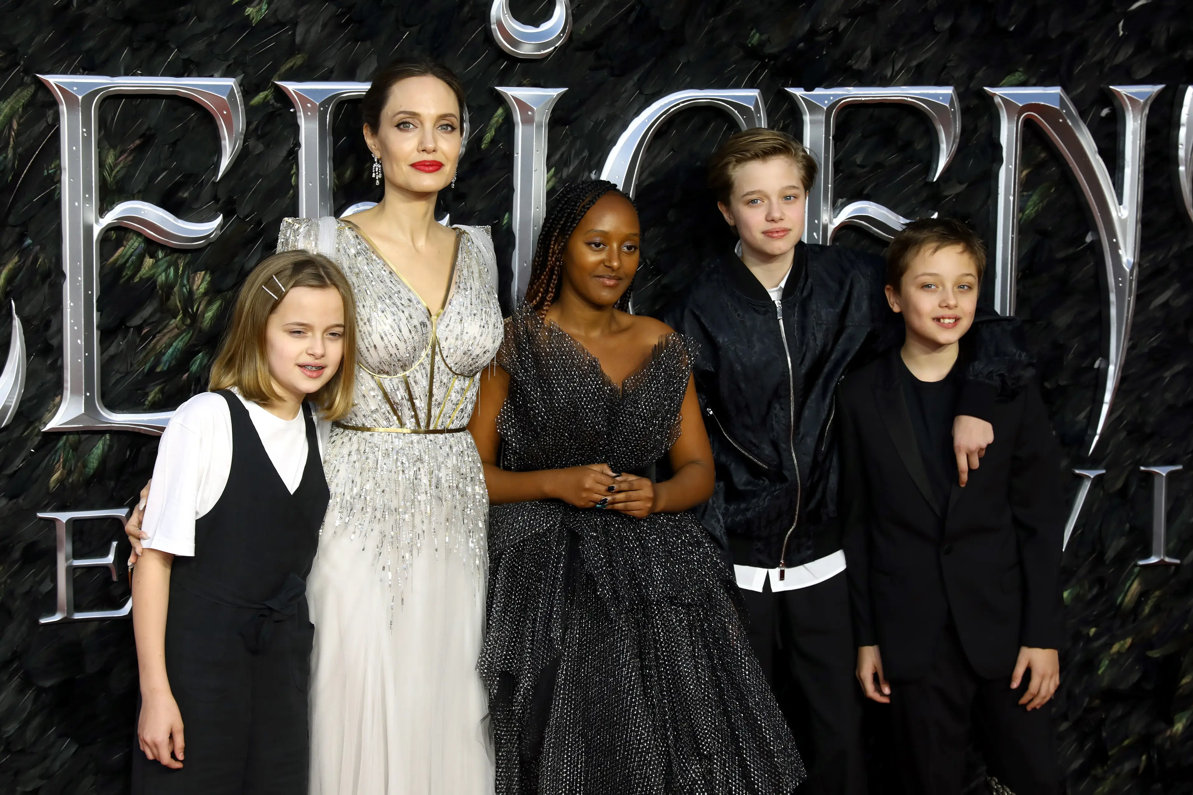Many of Angelina and Brad's children have opted to drop 'Pitt' from their surname (Photo by Tim P. Whitby/Getty Images)
