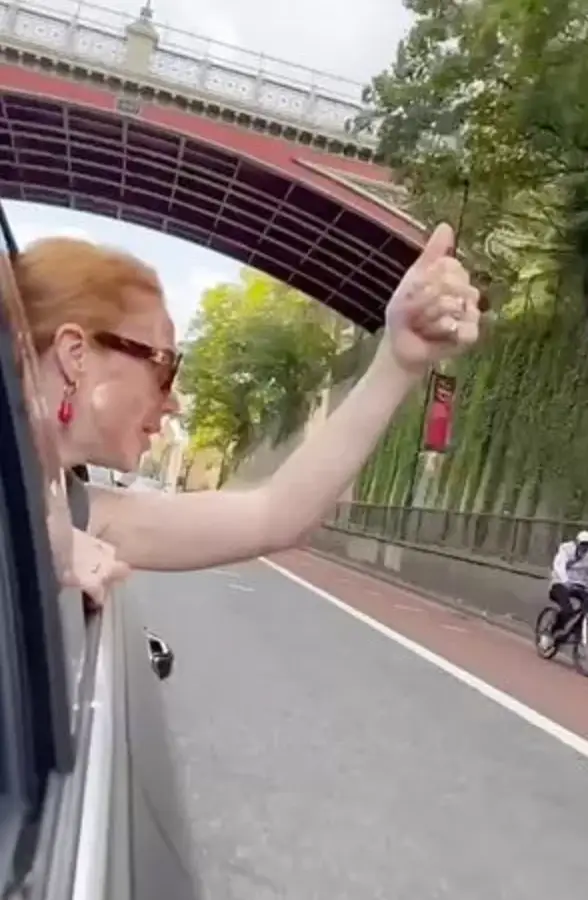 The clip was shared online but swiftly removed following a backlash.