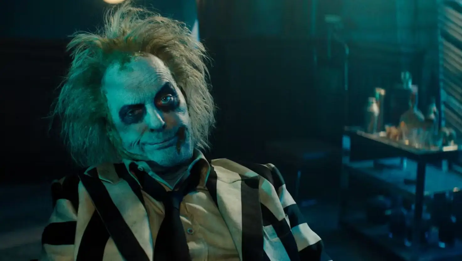 A scene in Beetlejuice Beetlejuice was criticised online last year (Warner Bros.)