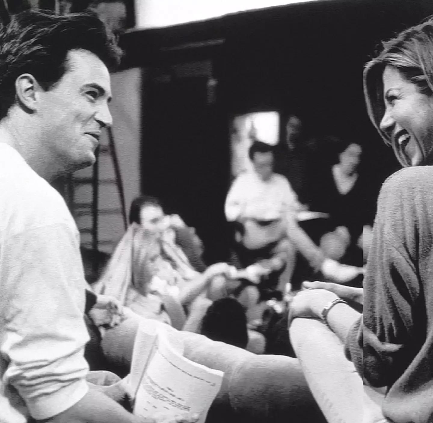 Aniston was broken by the death of her co-star Matthew Perry (Instagram/@jenniferaniston)