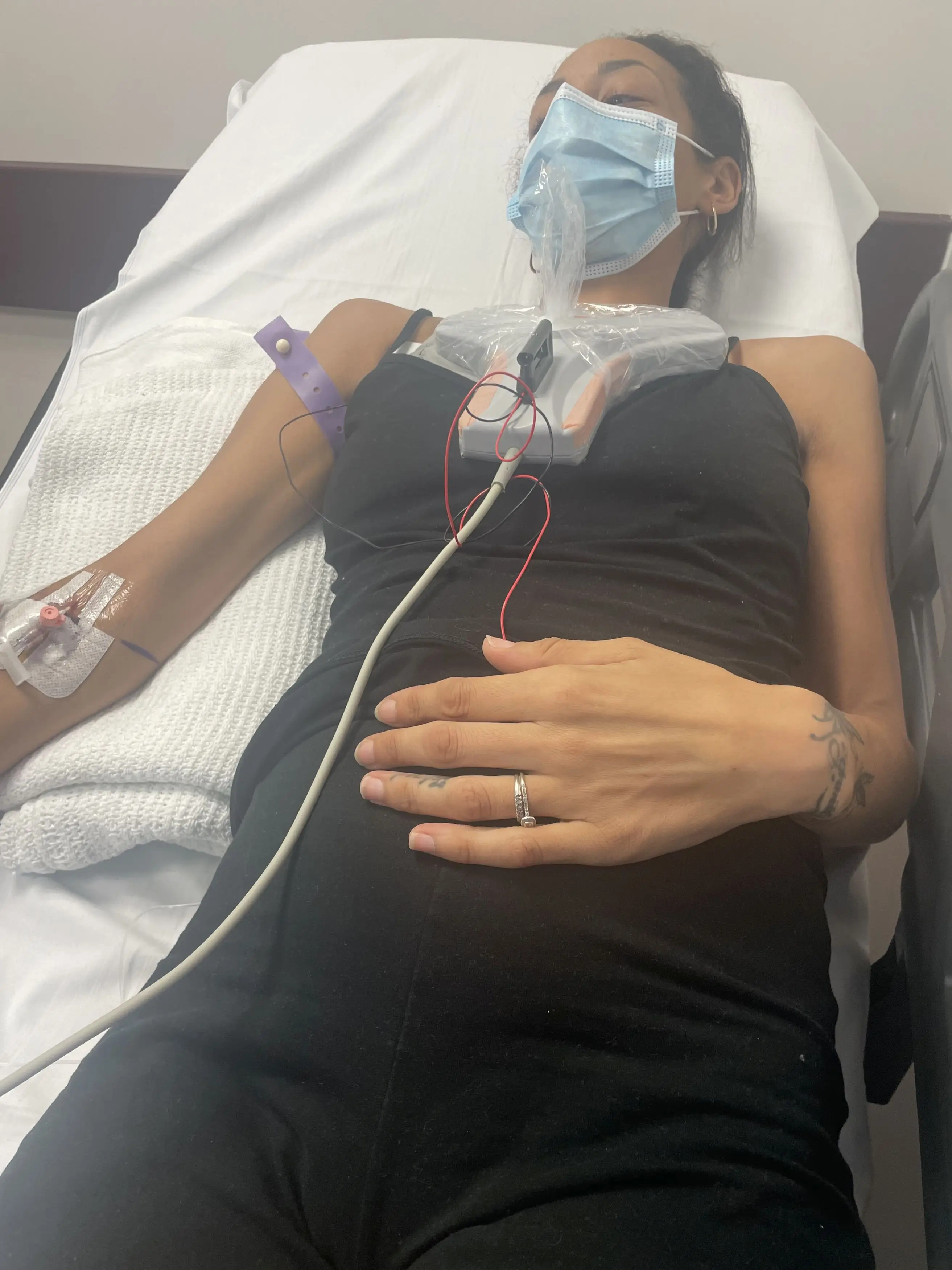 She was told she had nothing to be concerned about.