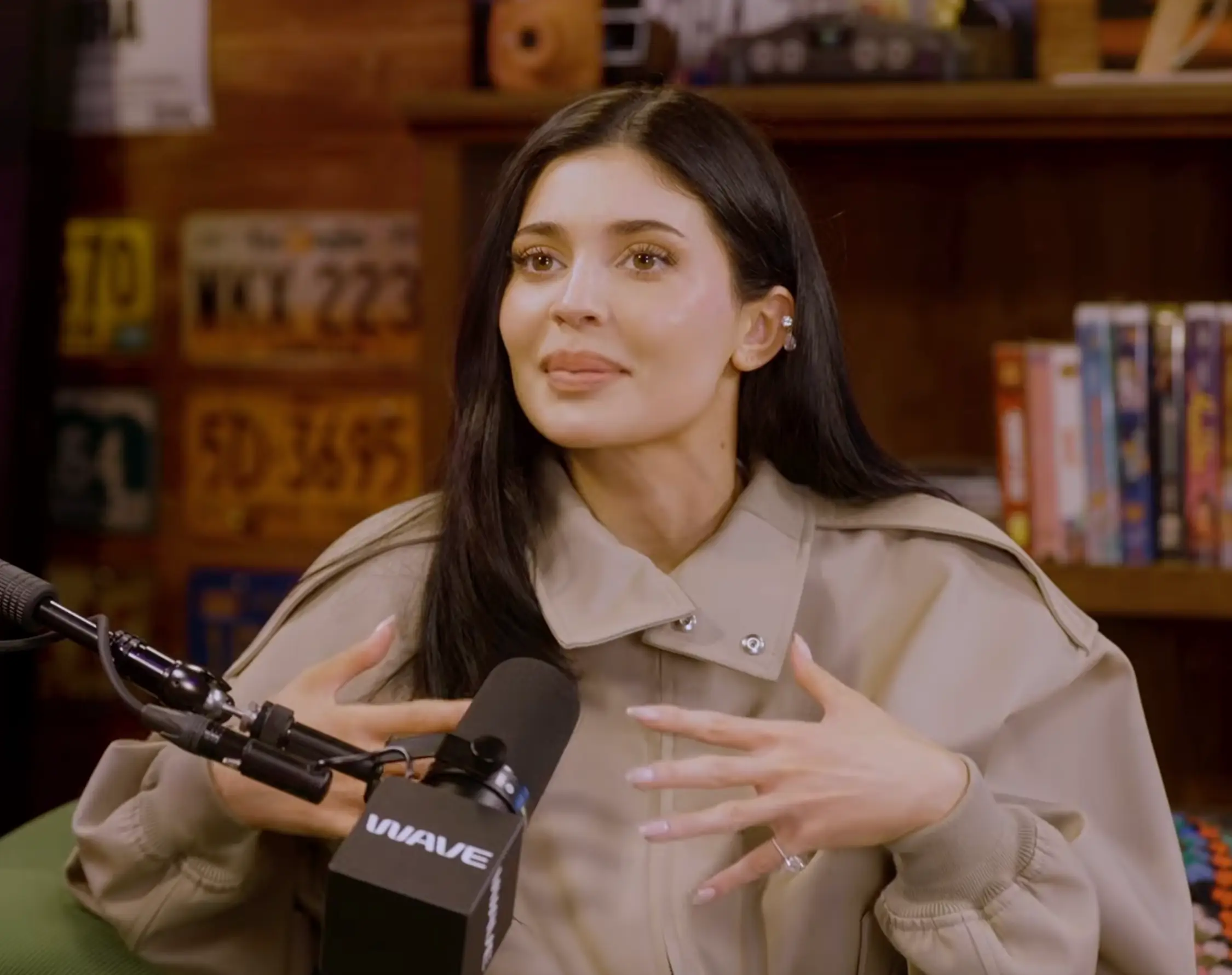 Kylie Jenner has just sat down for her second-ever podcast appearance (YouTube/@‌BigBroCudi)