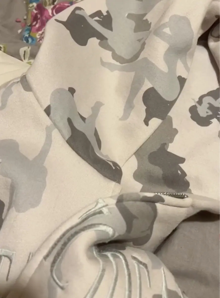 The mum was stunned after finally realising what the hoodie design actually was.