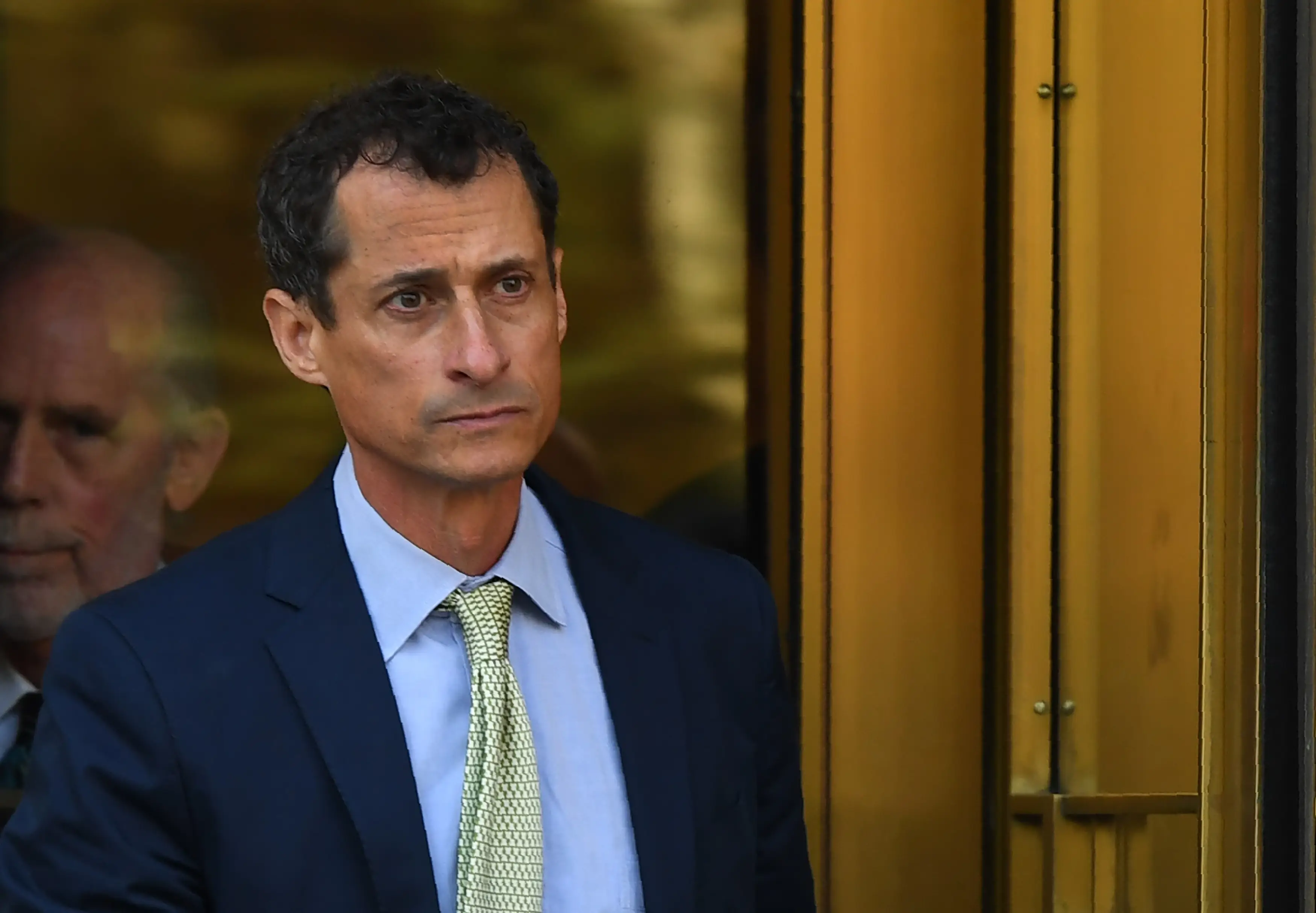 One email exchange defended Anthony Weiner, who was jailed for sexting a teenage girl (TIMOTHY A. CLARY/AFP via Getty Images)