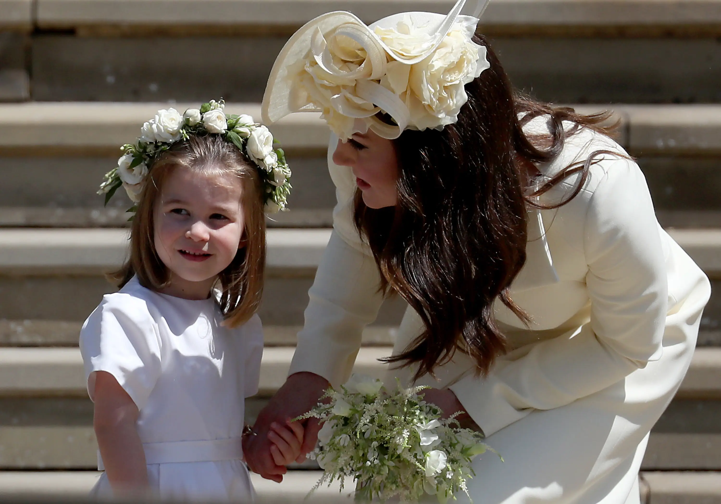 Charlotte was a bridesmaid at their 2018 wedding (Jane Barlow - WPA Pool/Getty Images)