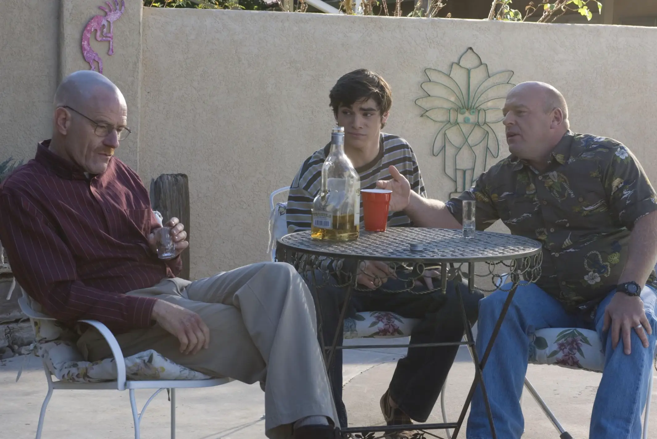 Dean Norris, who played Mitte's on-screen uncle Hank Schrader, has also paid tribute to the star (AMC)
